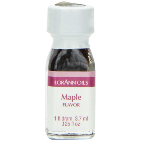 LorAnn Maple SS Flavor, 1 dram bottle (.0125 fl oz - 3.7ml - 1 teaspoon) - 12 Pack