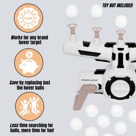 Shooting Games for Kids - Nerf Compatible Replacement Floating Ball Targets for Shooting - Includes 12 Floating Ball Gun Targets