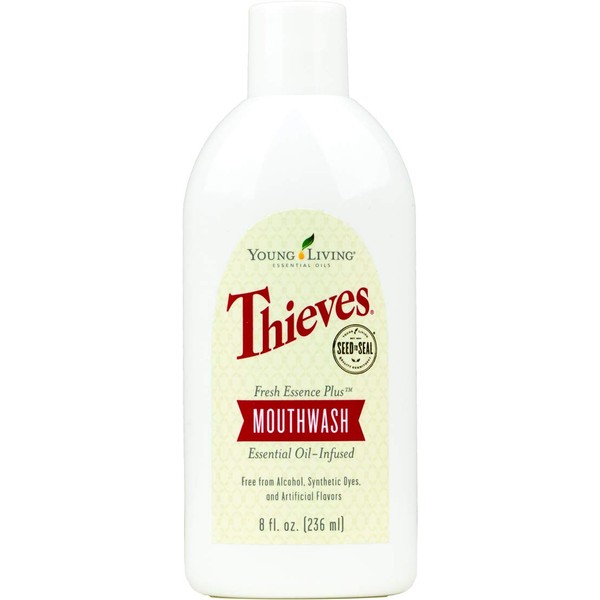 Young Living Thieves Fresh Essence Alcohol-Free and Fluoride-Free Mouthwash - 8 fl oz