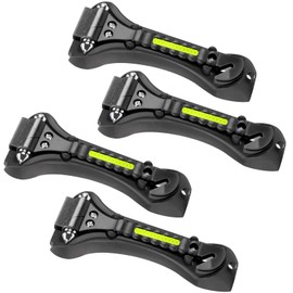 BSUXMAFG 4PCS Car Window Breaker, Glass Breaker, Window Breaker Seatbelt Cutter, 2-in-1 Car Safety Hammer with One Second Emergency Glass Hammer, Safety Emergency Car Escape Tool for Car, Office, Home