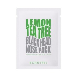 Bontree Lemon Tea Tree Blackhead Nose Pack 10pcs / 본트리 레몬티트리 블랙헤드 코팩 10매입