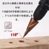 HSS Steel Titanium Coated Step Drill Set of 3, Drill