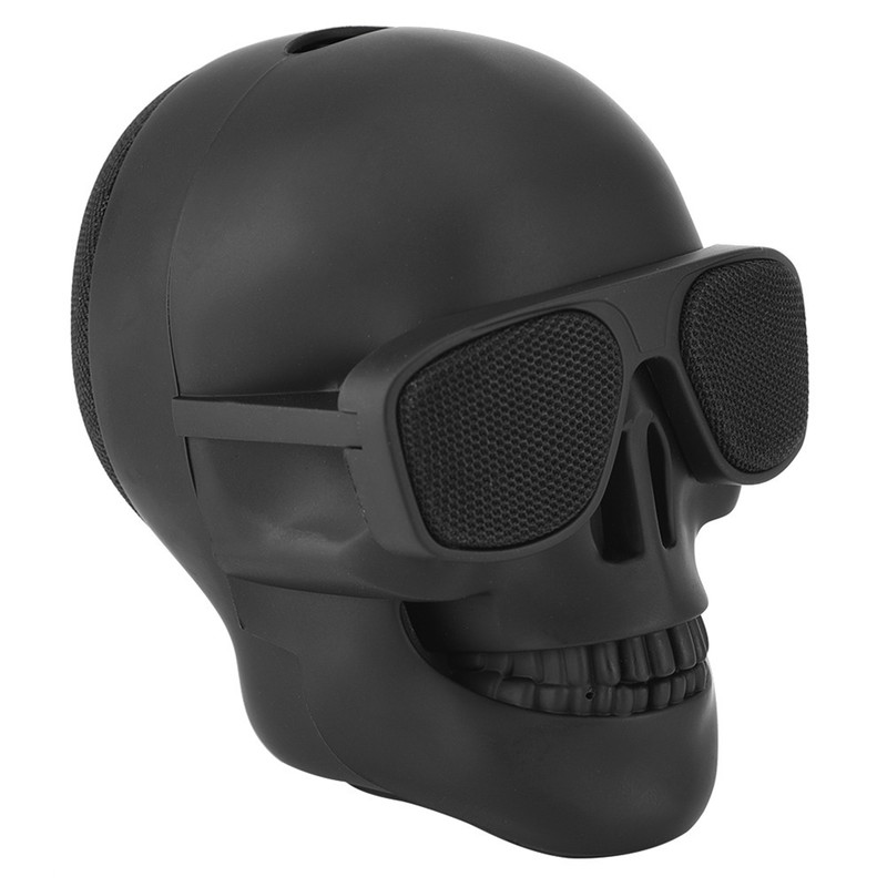 New Skull Head Speaker Portable Mini Wireless Bluetooth Stereo Speaker