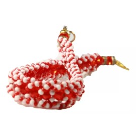 Ilde (pulsera) Tapete Shango (blanco/rojo) X Pieza