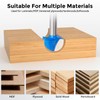 Cove Box Router Bit Set-8Pcs 1/4 Inch Shank Solid Carbide