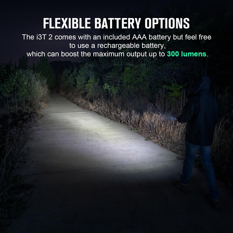 OLIGHT I3T2 EOS Torch 200 Lumens Meters Throw Mini AAA