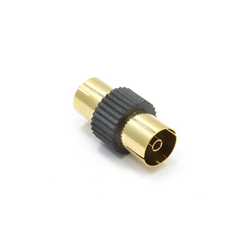 kenable RF TV Freeview Plug to Plug Black Aerial Lead