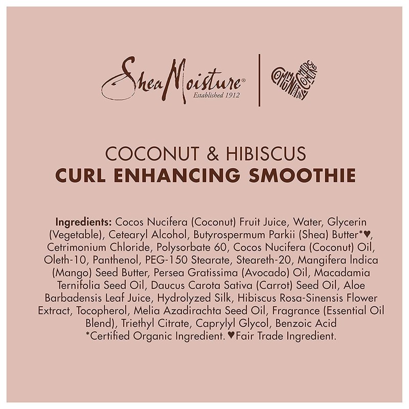 Shea Moisture Coconut & Hibiscus Curl Enhancing Smoothie 12 oz
