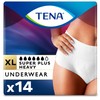 TENA Women Super Plus Underwear, Incontinence, Disposable, Heavy Absorbency, XL,
