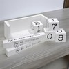MIJOMA Yearly Countdown Calendar Wooden Cube - Permanent Yearly Table