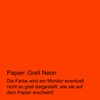 Neon Paper Extremely Bright Neon Red 50 Sheets DIN A4