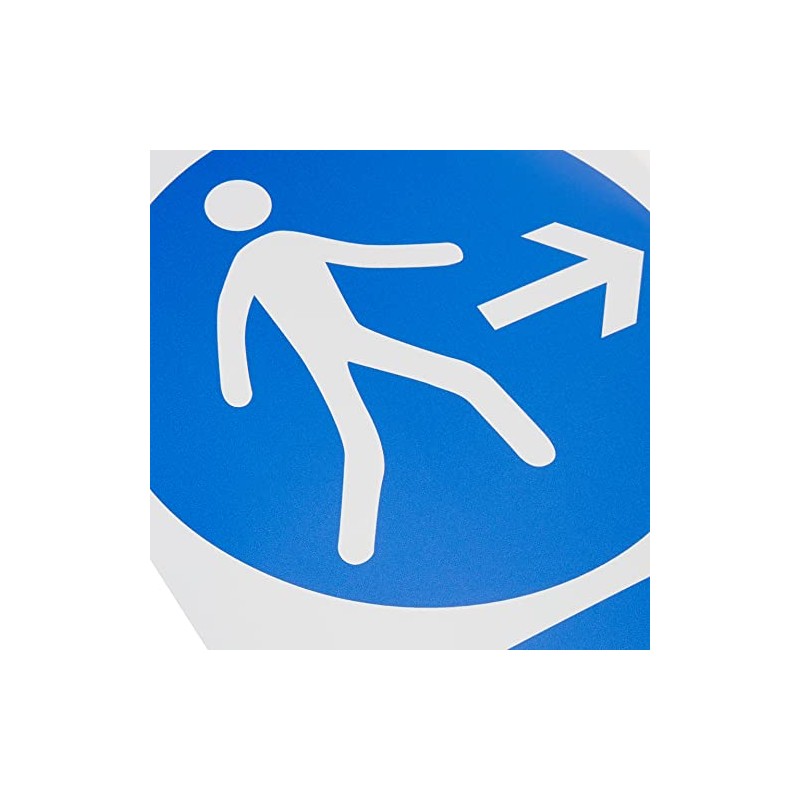 Seco Pedestrian Walkway - Right Arrow Sign, 200mm x 300mm