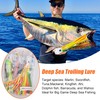 Trolling Lures Saltwater,6 Inch Offshore Big Game Trolling Lures Skirted