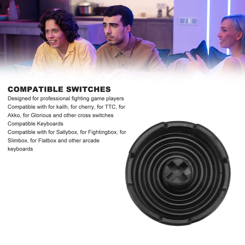 12pcs Arcade Button Cover Replace Mechanical Push Button Cover for