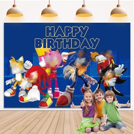 Happy Birthday Party Decoration Backdrop, 150x100cm Cartoon Theme Background Photography, Happy Birthday Banner Cartoon Party Supplies Fab Printing Background Decorations Supplies for Kids