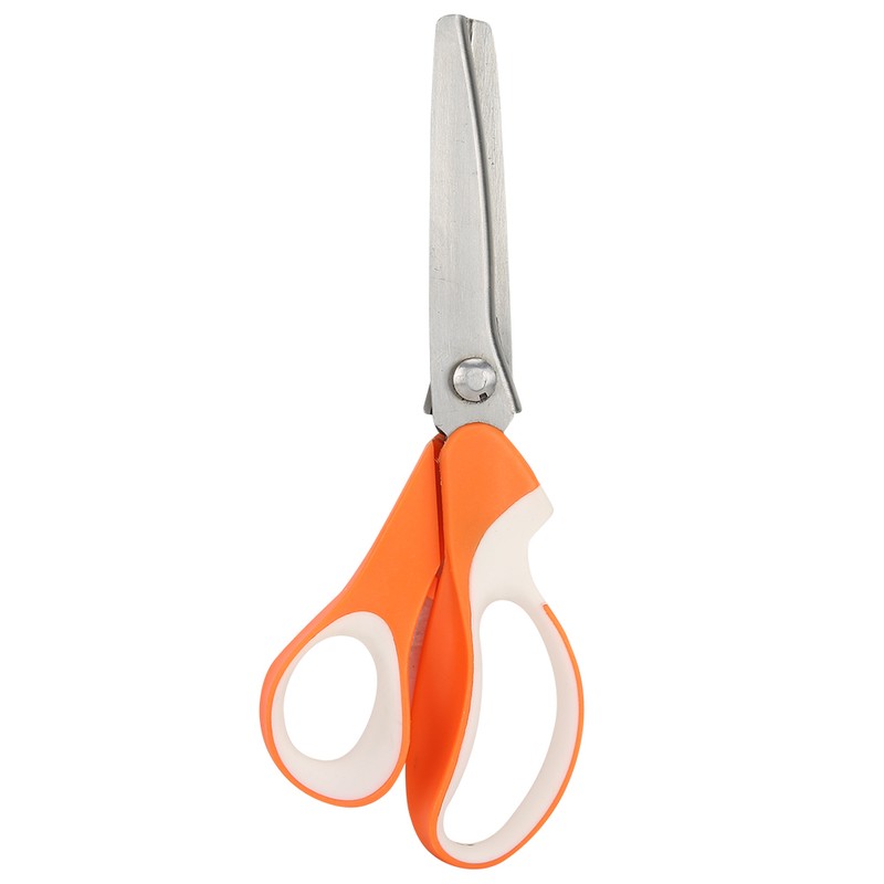 Wavy Serrated Scissor Colour Handle DIY Hand Made Cloth Paper