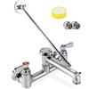 ZKDAUSDO Commercial Mop Sink Faucet Service Sink Faucet with 6-1/2"