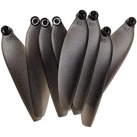 8 Piezas de Hélices de Repuesto para S608Pro K80PRO RG108 MAX GPS RC Drone, Cuchillas Reemplazables para S608 K80 Pro Quadcopter, Negro