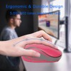 Mini Small Wireless Mouse,SUIJIEEN 2.4G Cute Mute Silent Mouse,Cordless Mini