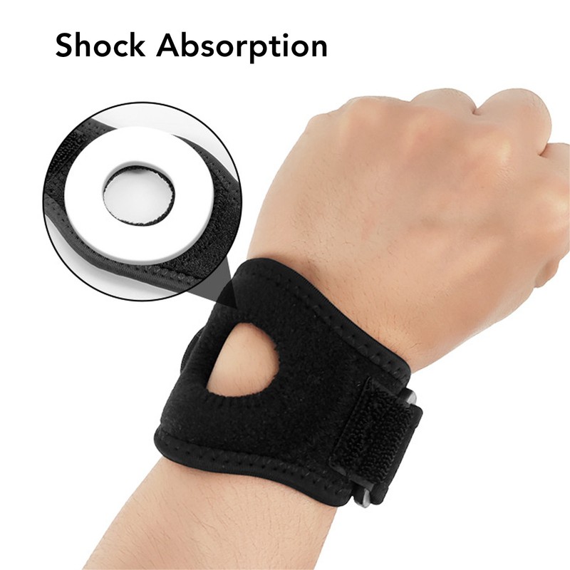 1 Pair Wrist Brace for Carpal Tunnel with Silicone Shockproof