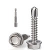 VGBUY 180pcs Self Drilling Screws for Metal,#8 x 3/4 Inch