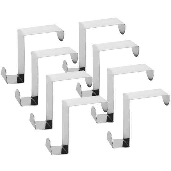 Over Cupboard and Drawer Hooks,Over Door Metal Hooks Hanger Stainless