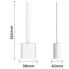 Toilet Brush Holder Silicone
