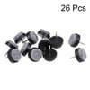 sourcing map Pack of 26 Nail-On Furniture Felt Pads Chair