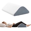 Knee Wedge Pillow 6.3'' for Post-Surgery Recovery -Leg Elevation Support