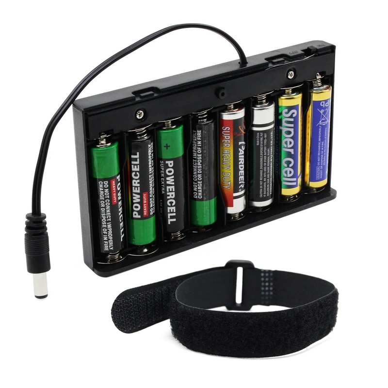 abcGoodefg 2 Pack 8 Solts 12V AA Battery Holder Case