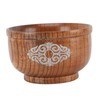 Bowl Sour Jujuba Wood Handmade Anti Scald Classic Rice Bowl