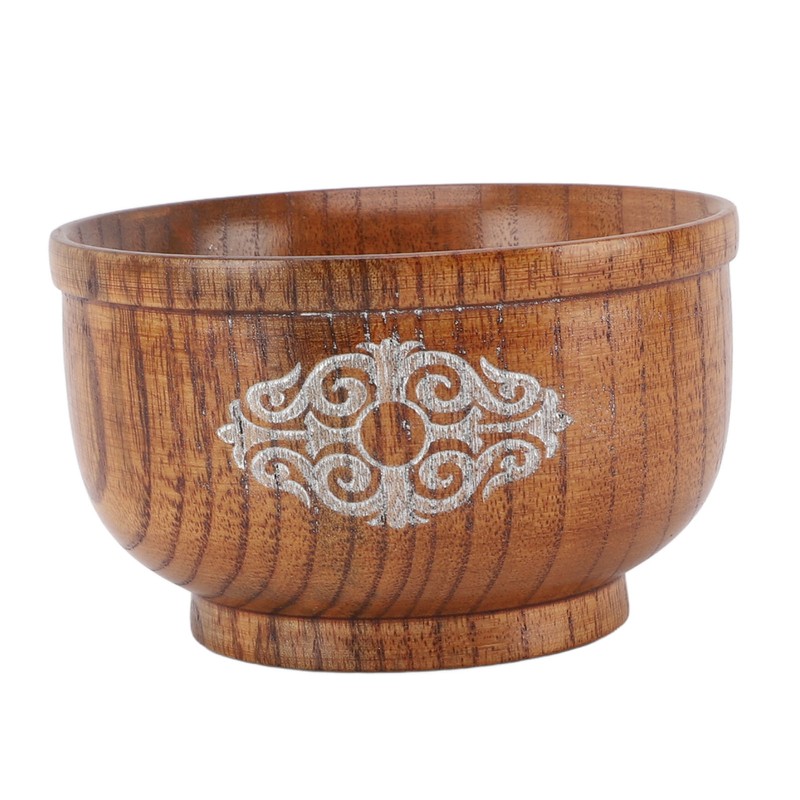 Bowl Sour Jujuba Wood Handmade Anti Scald Classic Rice Bowl