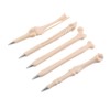 5 Pcs/Set Bones Shape Ballpoint Pens, 0.7mm Blue Ink Finger