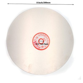 Rannb 3000 Grit 8-inch Dia Diamond Coated Flat Lap Wheel Grinding Sanding Polishing Disc for Jewelry, Glass & Rock