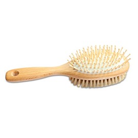Mars Professional Wood Pin and Bristle Brush for Horses, Mane and Tail, Made in Germany