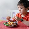 Reusable Travel Utensils with Case, Wheat Straw Portable Plastic Fork
