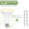 Sigalux BR30 Indoor LED Flood Bulbs for Recessed Cans, 7.5W