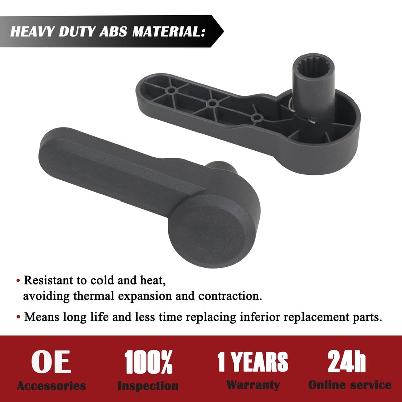 TQPONLY Seat Recliner Handle Lever Front Left Driver Side (Gray)