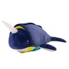 Busy Button Plush Toy Narwhal Stuffed Animal Development Toy Educational