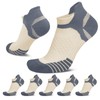 Iseasoo 6 Pack Ankle Compression Socks Support for Men &