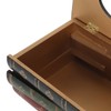 Book Tissue Box Cover Antique Rectangular Dispenser Napkin Holder for