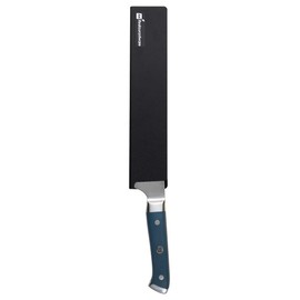 Sensei 10.5 x 2 Inch Knife Sleeve, 1 Knife Protector - Fits Chef Knife, Felt Lining, Black Plastic Knife Blade Guard, Durable, Cut-Proof - Restaurantware