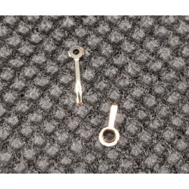 Bulova NOS Genuine Bulova 6BKC SI 10 HR/MIN Watch Hands Set/Pair #63-64 Silver - Index