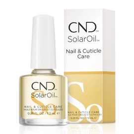 CND CND SolarOil Cuticle Oil, Natural Blend Of Jojoba, Vitamin E, Rice Bran and Sweet Almond Oils, Moisturizes and Conditions Skin, Pack Of 1, 0.25 Fl Oz