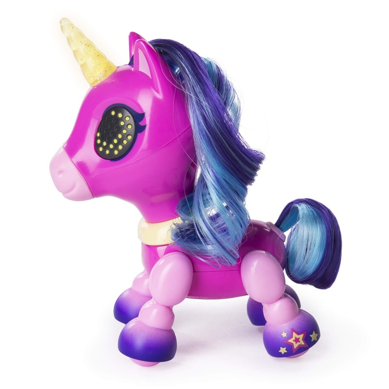 Zoomer - Zupps Tiny Unicorns, Interactive Unicorn with Light-up Horn,
