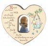 MaMeMi Wooden Heart for Boys with Guardian Angel for Birth