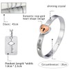 OIDEA Armband Partnerkette mit Herzschloss Schlüssel Armband Verliebt Edelstahl Mode