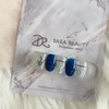 Next day delivery⭐Pearl gradient navy nail⭐ / 다음날 발송⭐펄그라데이션 네이비네일⭐