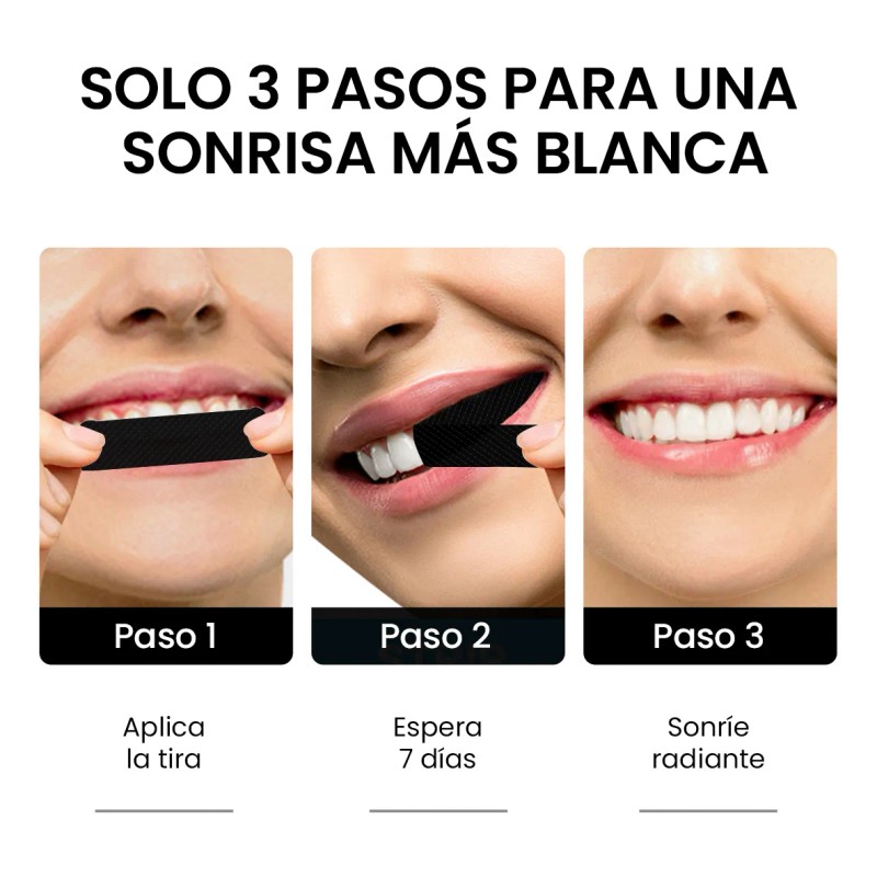 Freshmile Tiras Blanqueadoras Dentales Con Carbón Activado