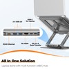 Tobenone Laptop Docking Station Stand for MacBook Pro/Air/Dell/HP/Surface/Lenovo, Mac Docking